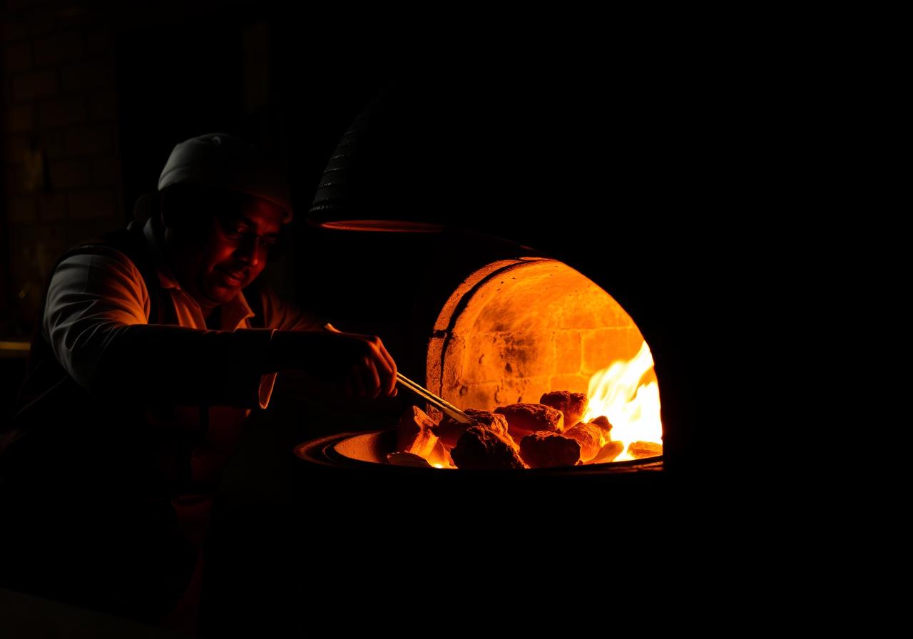 Tandoor clay oven